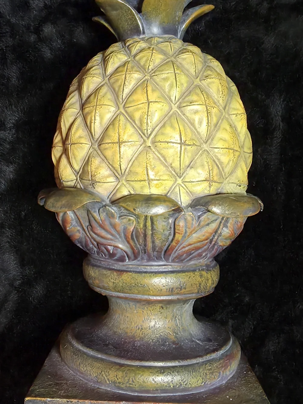 Discontinued Target Resin Pineapple Freestanding Statuary